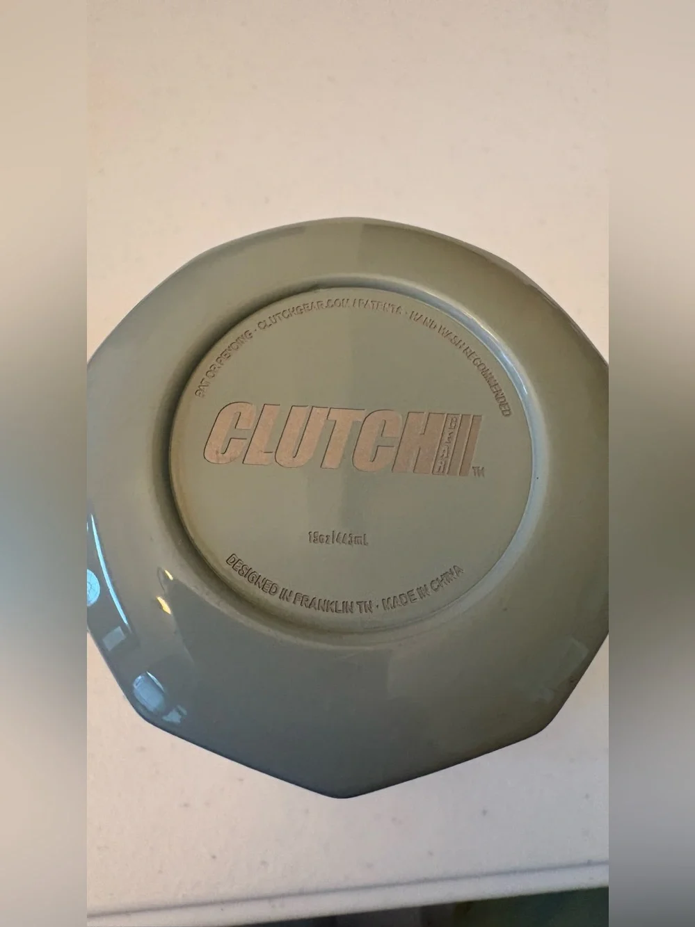 Clutch Gear leakproof tumbler battleship gray UNIQUE OIL FILTER MECHANIC CUP NEW